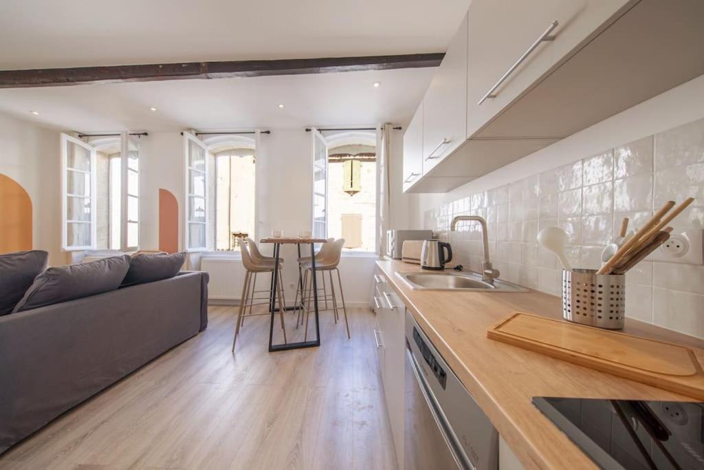 Les Arches - Belle Decoration - Wifi - Ac Clim Apartment Villeneuve-les-Avignon Bagian luar foto